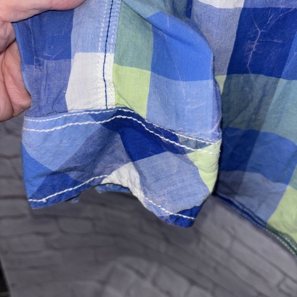 BKE Mens Shirt Gun Metal Buttons Athletic Fit Long Sleeve Large Plaid Sz XL - Picture 9 of 13